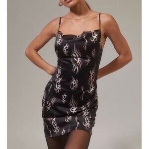 UO Mallory Cowl Slip Dress Size Large